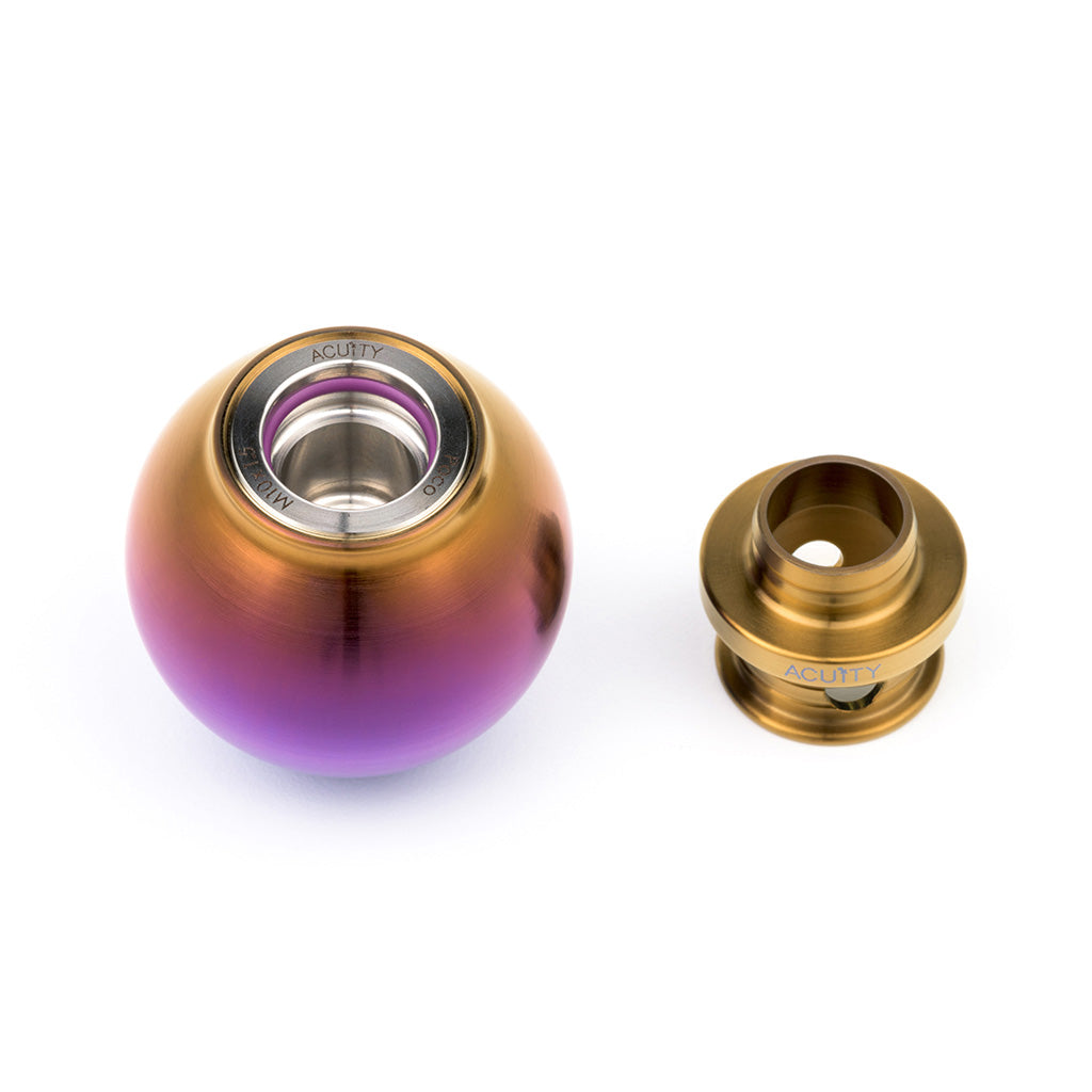 ACUITY POCO-TI BURNT TITANIUM SHIFT KNOB LOW PROFILE SHIFT KNOB ( M10X1.5 )