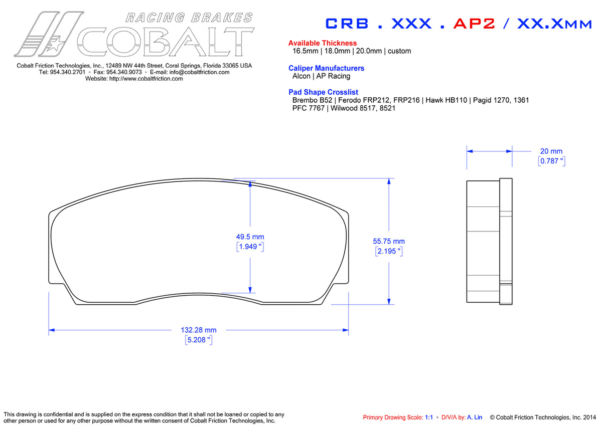 Cobalt XR1 Rear - 992 GT3 AP RACING
