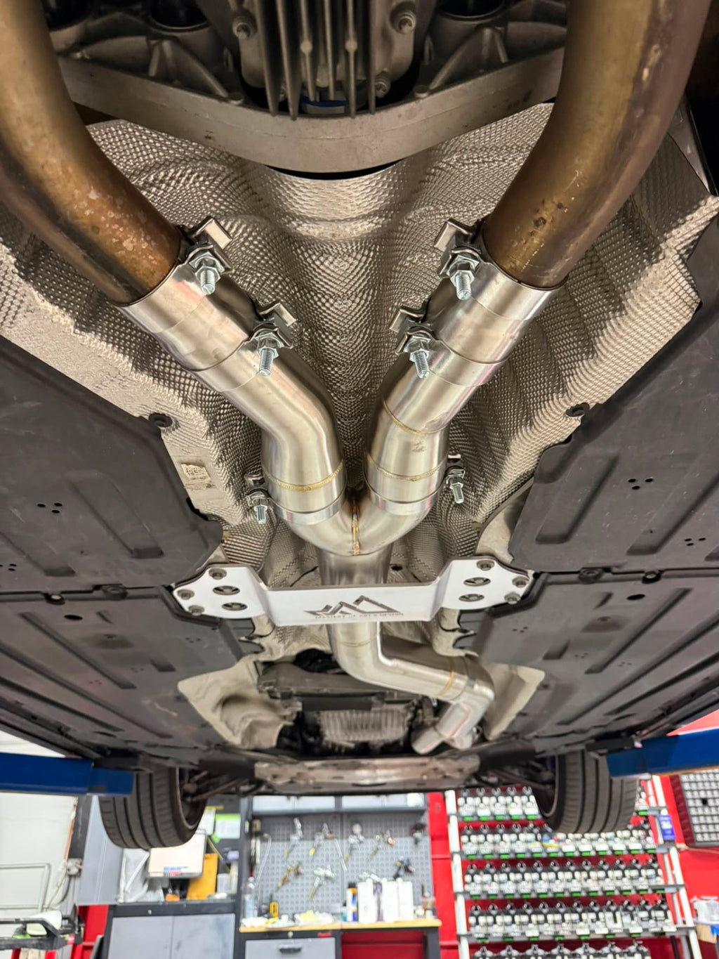 MAD BMW S58 4" Fat Boy Single Midpipe M3 M4 G80 G82