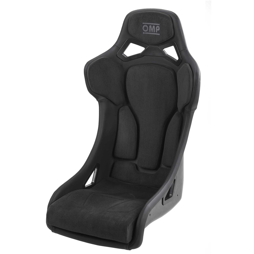 OMP Racing Seat RT FIA 8855-1999 - Leather & Alcantara Black – official OMP product image