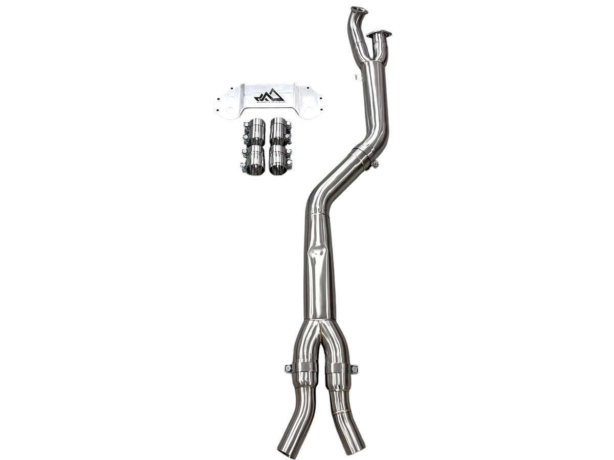MAD BMW S58 4" Fat Boy Single Midpipe M3 M4 G80 G82