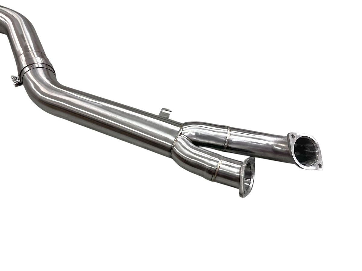 MAD BMW S58 4" Fat Boy Single Midpipe M3 M4 G80 G82