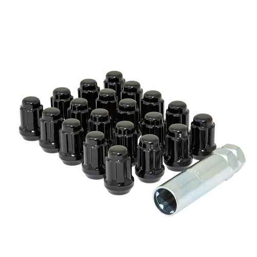 5LUG 14-1.50 SPLINE WIK PASS BLK GOR