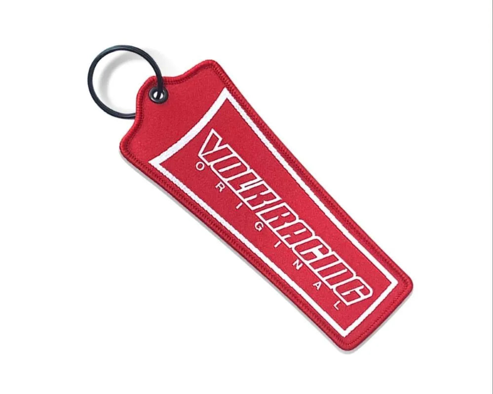 RAYS OFFICIAL KEY TAG 24S "VOLK RACING " RED