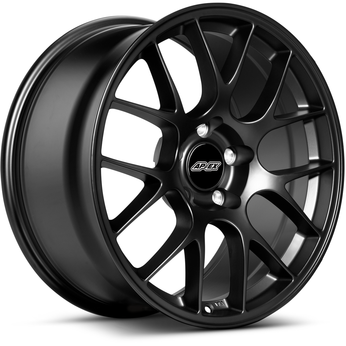 APEX EC-7 18 X 8.5 +35 5 X 120 CB72.56 SATIN BLACK – official APEX product image