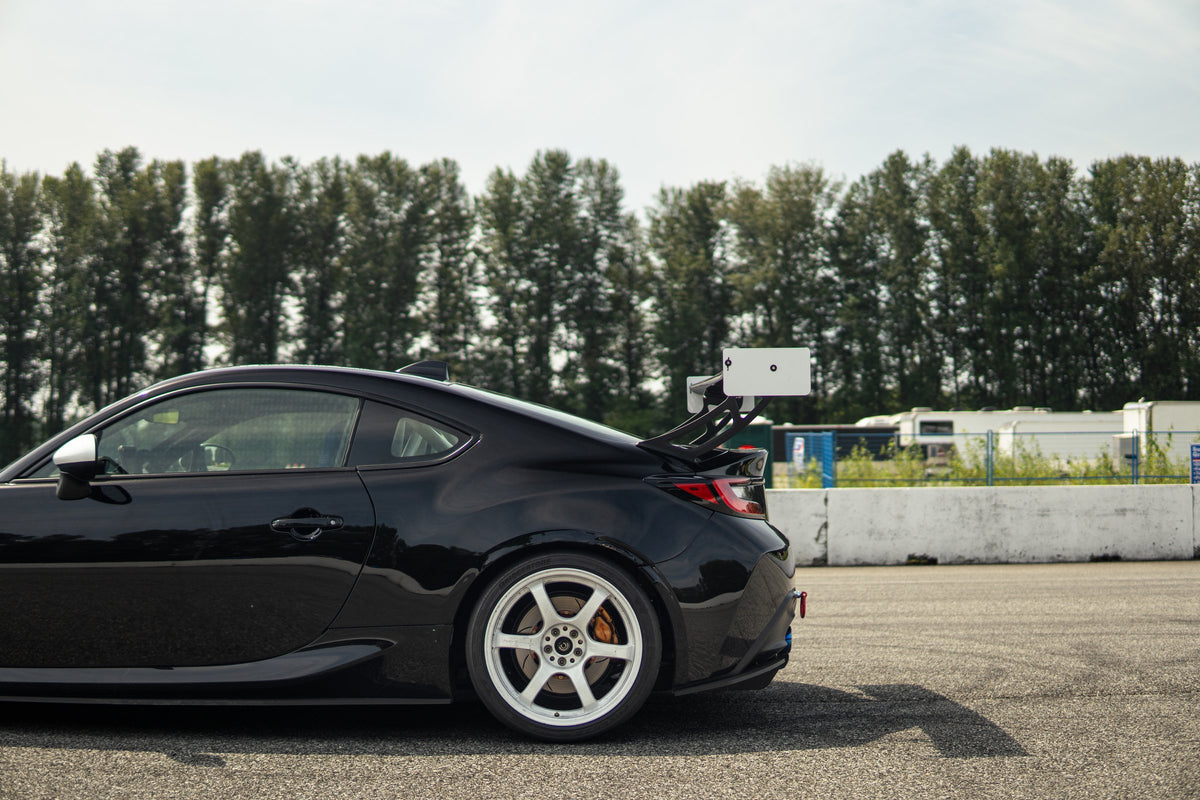 Subaru BRZ tS side profile in the paddock