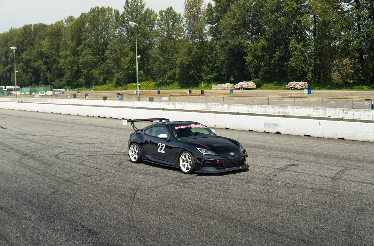 Subaru BRZ tS front three-quarter on track