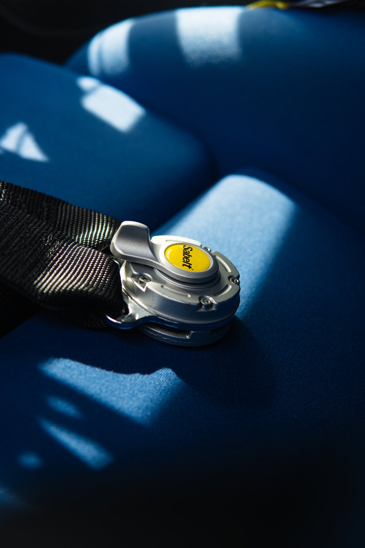 Seat detail inside the Subaru BRZ tS
