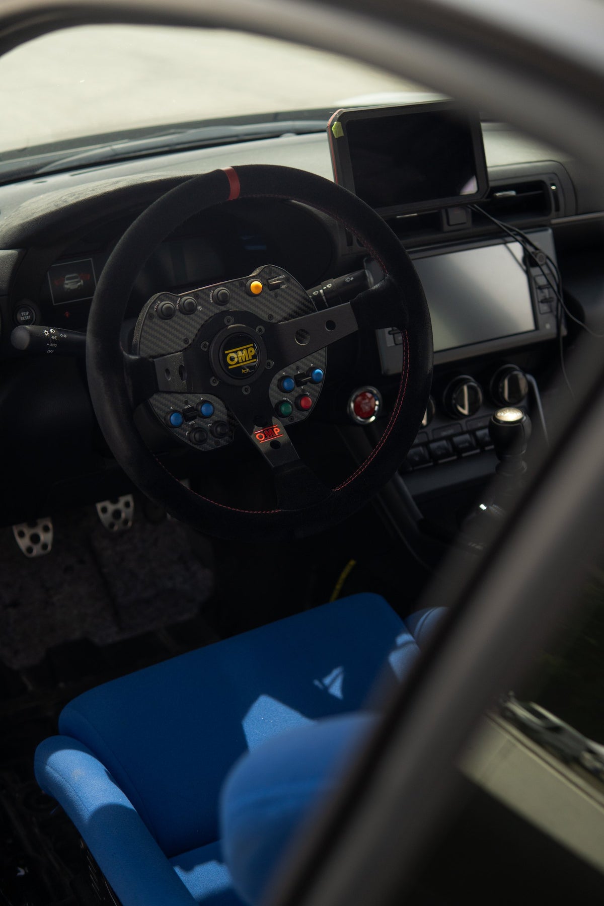 Subaru BRZ tS cockpit and steering wheel