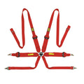 OMP Tecnica 3/2 Safety Harness - Red – official OMP product image