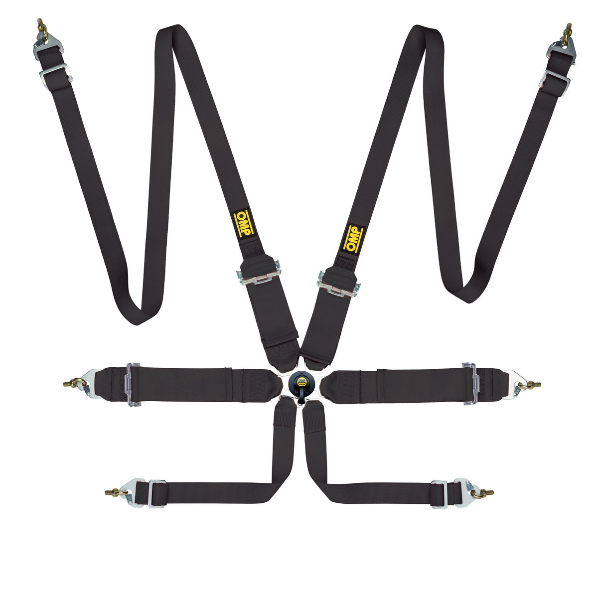 OMP First 3/2 Racing Harness Black