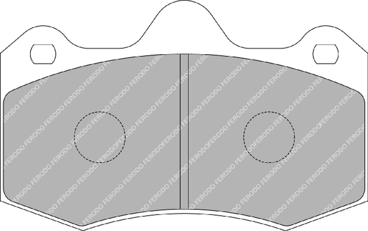 Ferodo FRP3083G pad dimension drawing