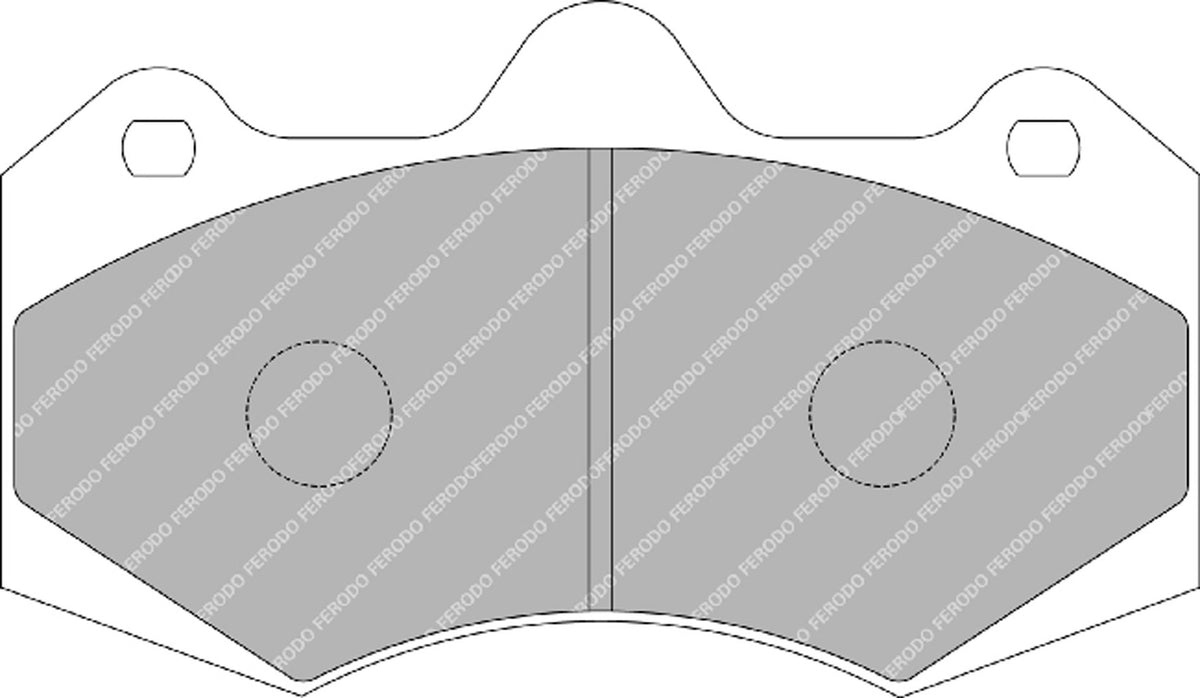 Ferodo FRP3084G pad dimension drawing
