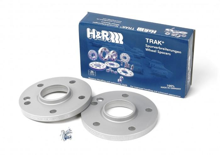 H&R Trak+ 20mm DRM Wheel Adaptor Bolt 5/114.3 Center Bore 64 Stud Thread 14x1.5 Black