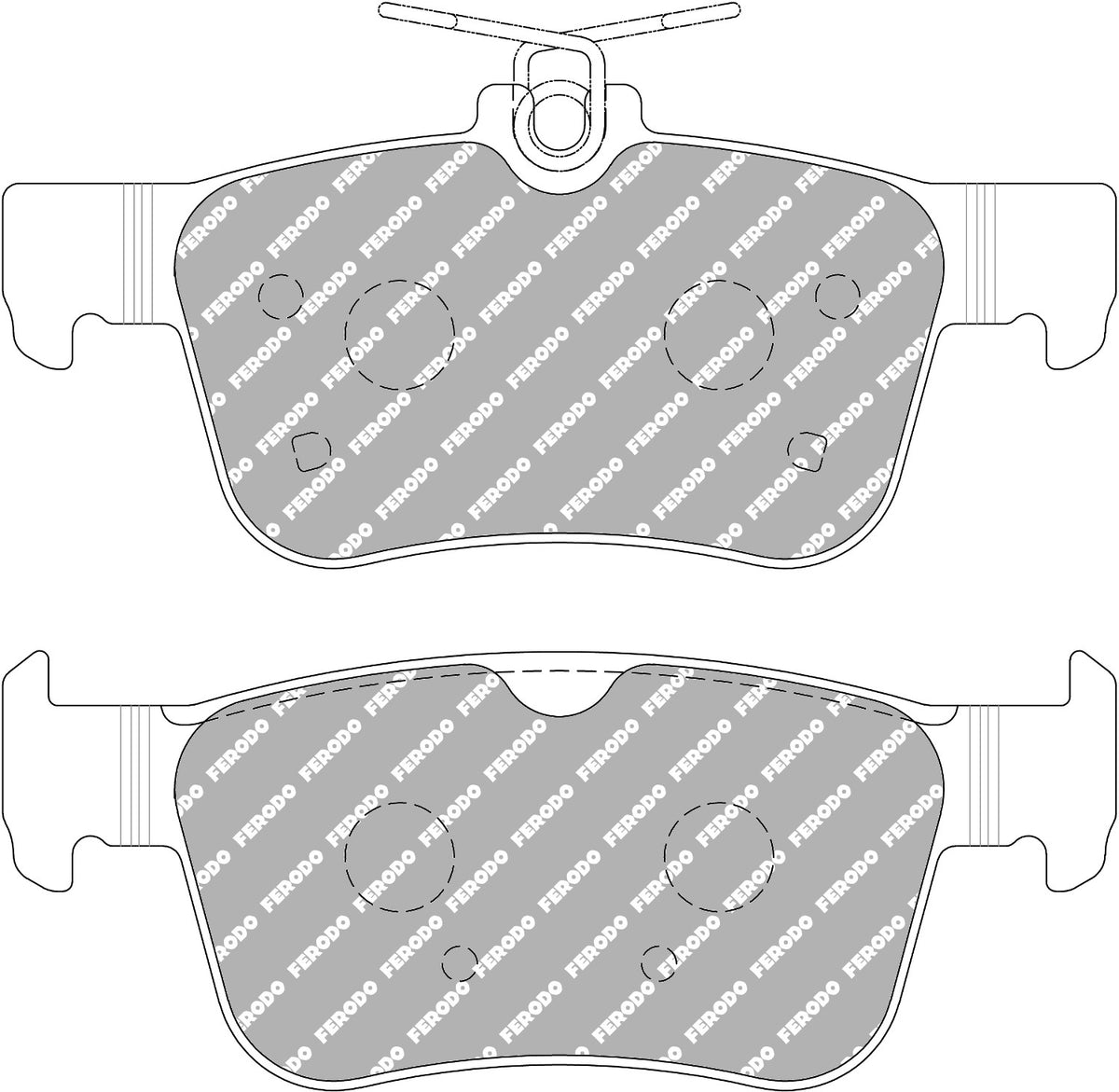 Ferodo FCP5086H DS2500 Brake Pads Civic Type R