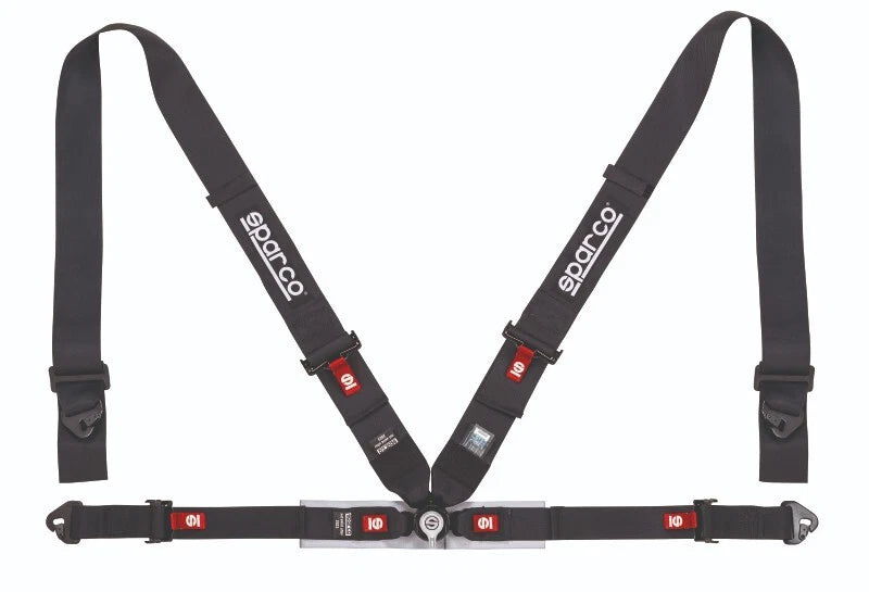 Sparco Belt 4Pt 3in/2in Competition Harness - Black